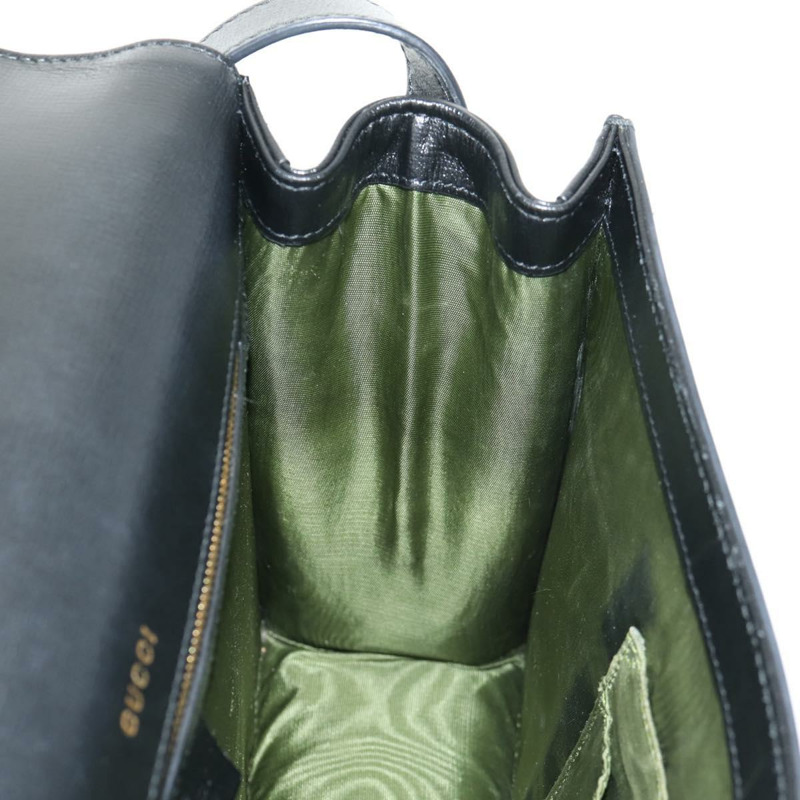 【日本直送】GUCCI GG Logo 單肩包 皮革 黑色 金色 589471 正品 144672M-22