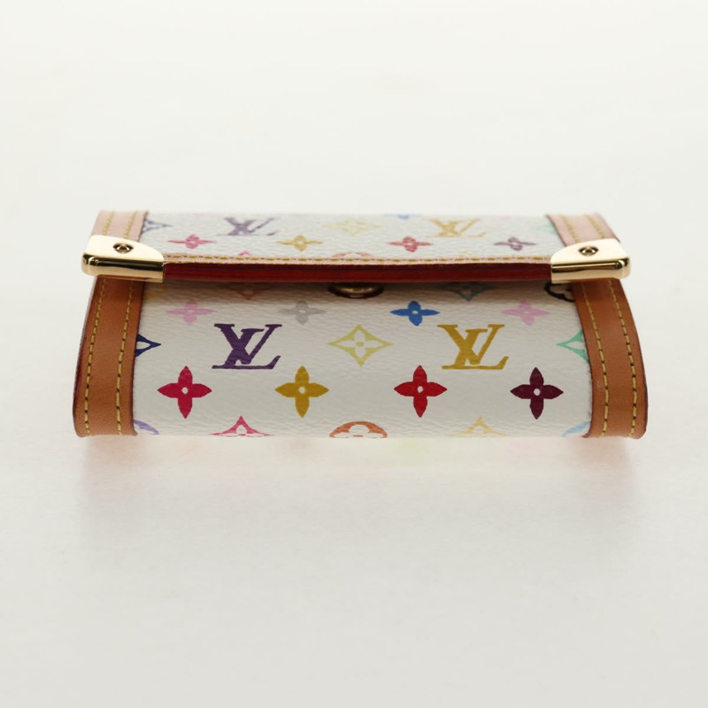 【日本直送】路易威登 多色 Porte Monnaie Pla 零錢包白色 M92657 正品 145599V-5