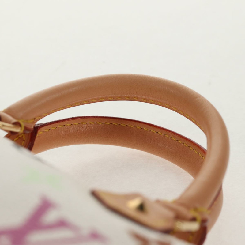 【日本直送】路易威登 Monogram Multicolor 迷你 Speedy 手提包 白色 M92645 正品 145589V-7