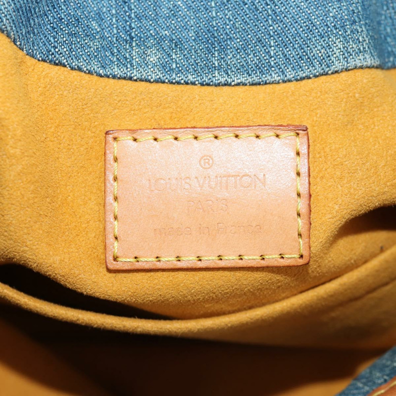 【日本直送】路易威登 Monogram 牛仔布 Preity 手提包 藍色 M95020 LV 正品 145593V-19