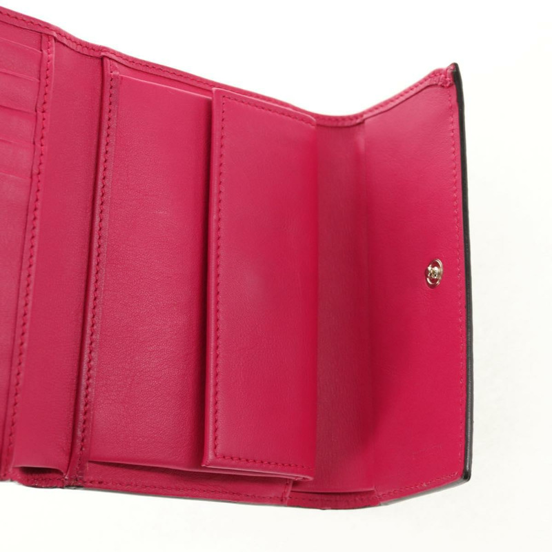 【日本直送】FENDI Zucca帆布三折皮夾 多色金色 正品 145553V-18