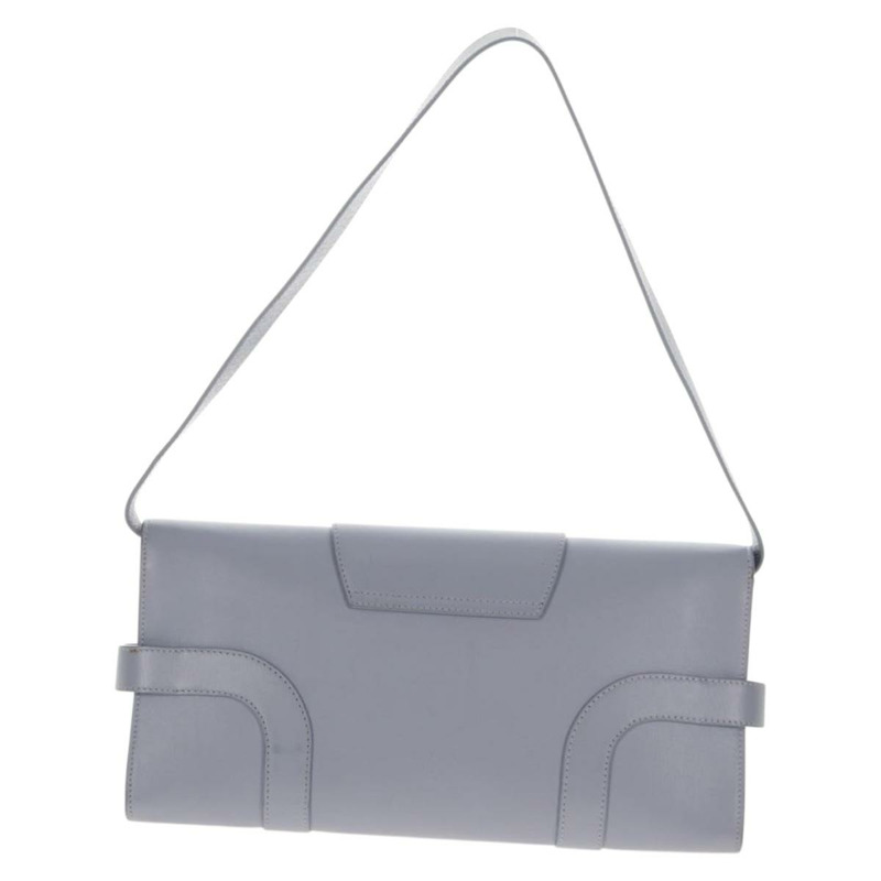 【日本直送】Salvatore Ferragamo Gancini 紫色金色皮革肩背包，正品編號 145499V-1