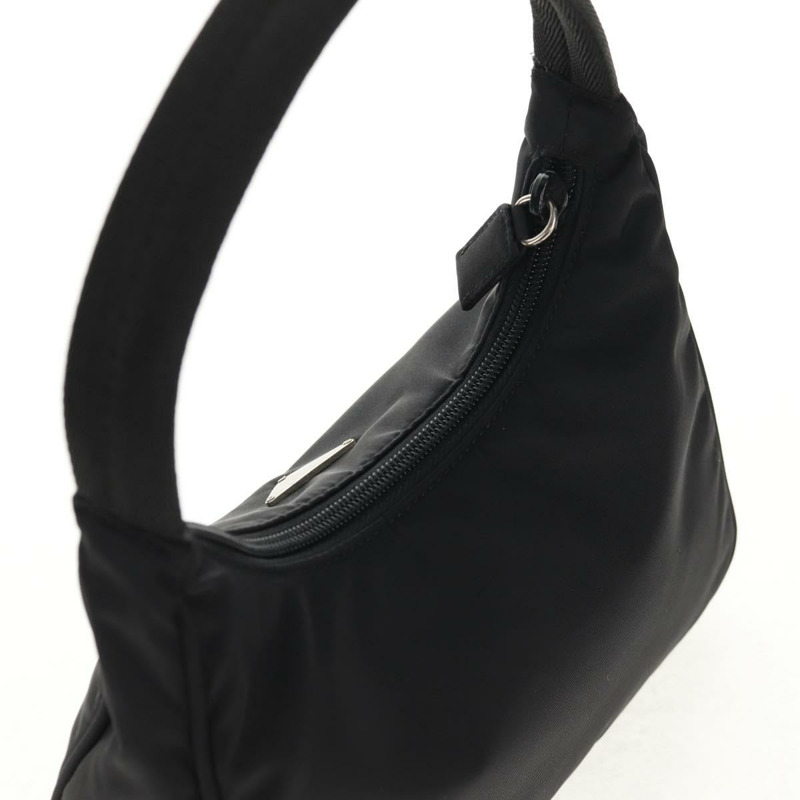 【日本直送】PRADA 尼龍手提包 黑色 銀色 正品 am9186V-5