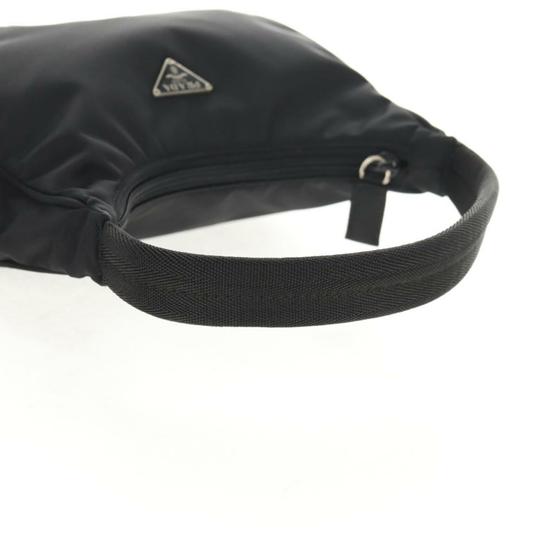 【日本直送】PRADA 尼龍手提包 黑色 銀色 正品 am9186V-6