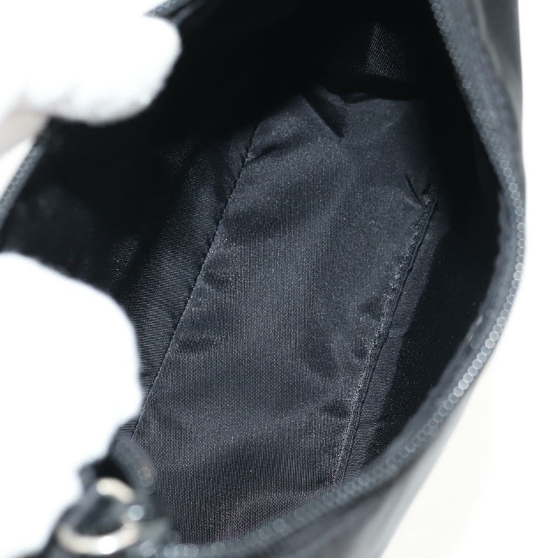 【日本直送】PRADA 尼龍手提包 黑色 銀色 正品 am9186V-10