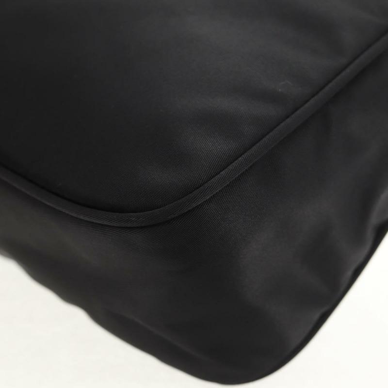 【日本直送】PRADA 尼龍手提包 黑色 銀色 正品 am9186V-15