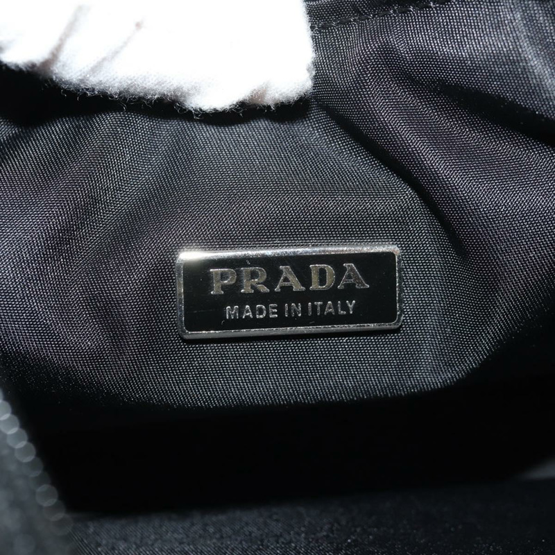【日本直送】PRADA 尼龍手提包 黑色 銀色 正品 am9186V-17