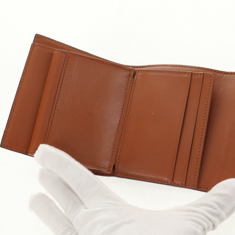 【日本直送】CELINE Triomphe Compact Wallet PVC Black Auth am9212M-20