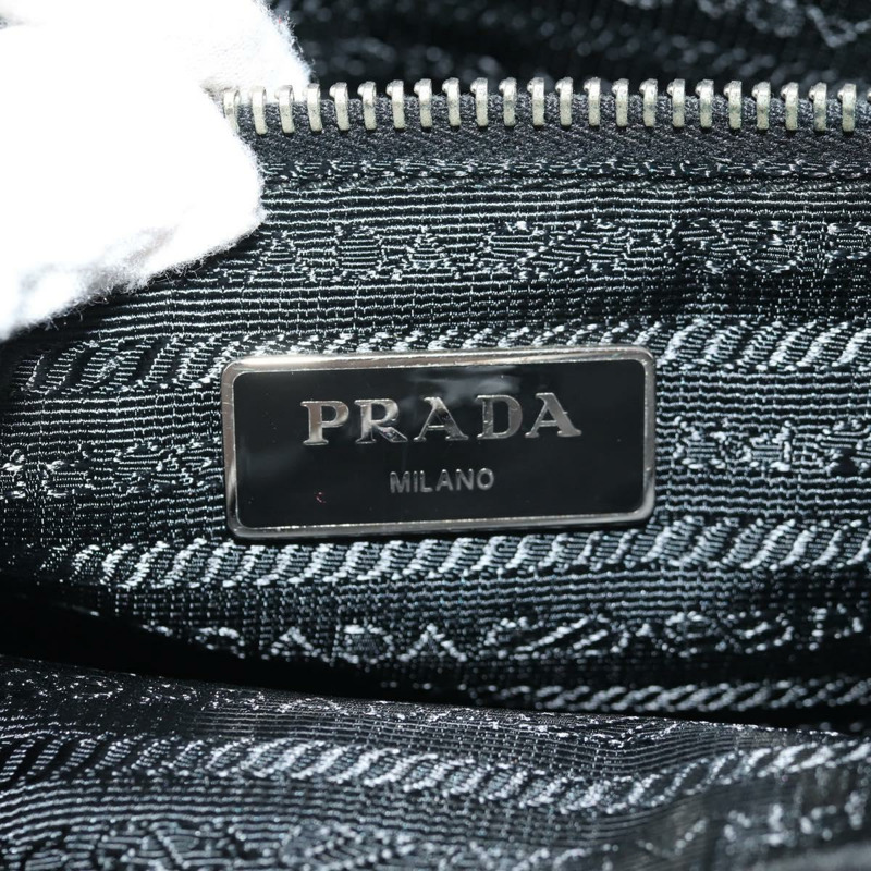 【日本直送】PRADA 單肩包 尼龍 黑色 銀色 正品 am9263V-30