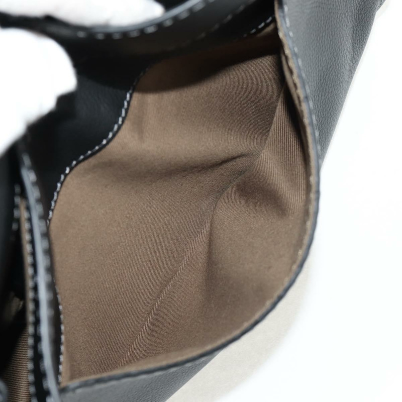 【日本直送】Chloe Mercy 單肩包，黑色金色皮革，正品 am9250V-25