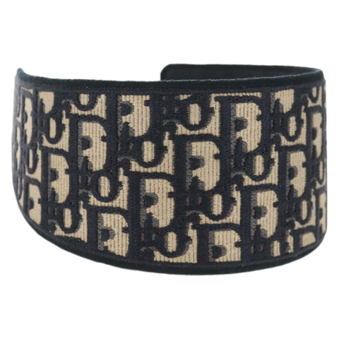 Christian Dior Trotter 帆布斜紋 Katyusha 海軍藍 Auth am9365M