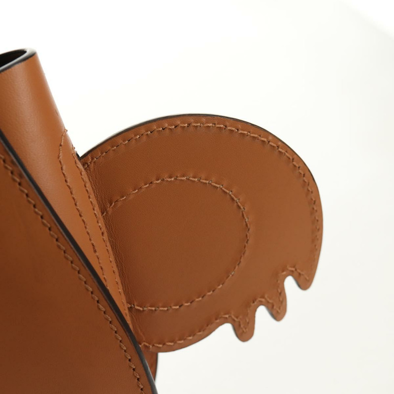 【日本直送】GUCCI 兒童無尾熊手提包 皮革 棕色 銀色 605824 正品 146368V-18