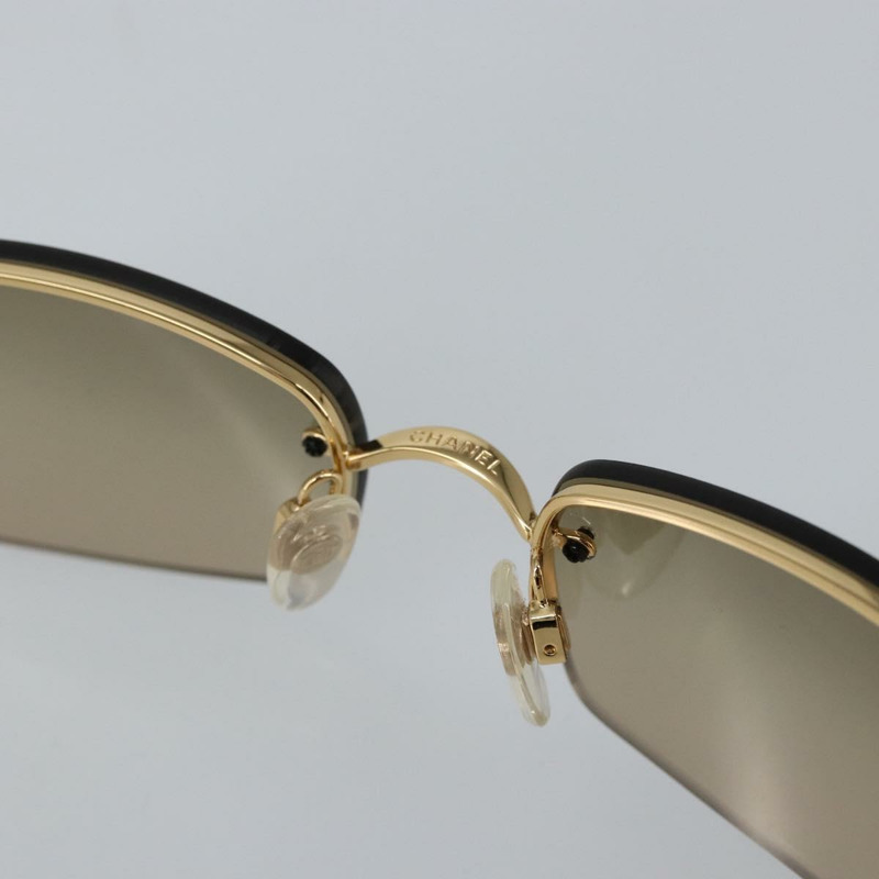 【日本直送】香奈兒 COCO 標誌太陽眼鏡 金屬金色 CC Auth am9371V-10
