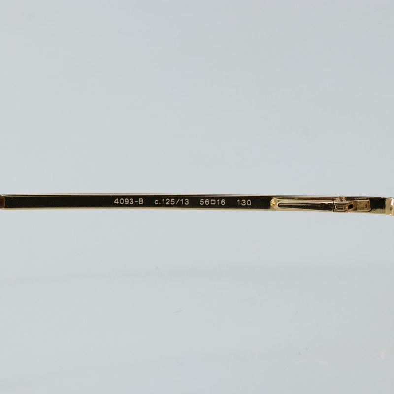 【日本直送】香奈兒 COCO 標誌太陽眼鏡 金屬金色 CC Auth am9371V-11