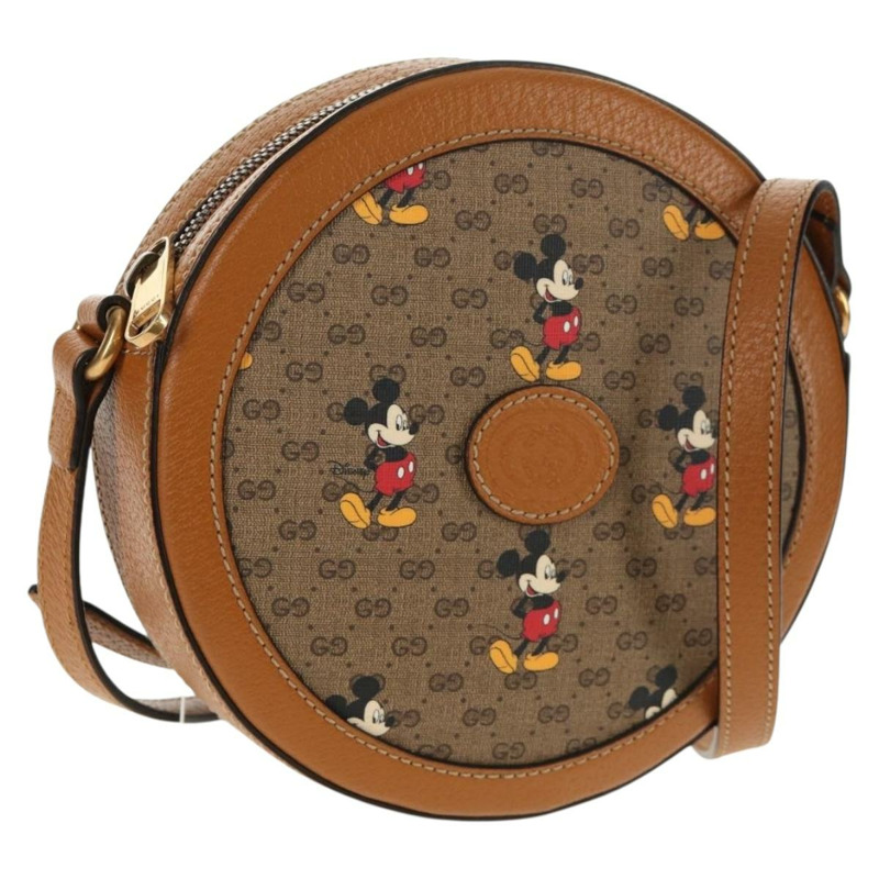 【日本直送】GUCCI Micro GG Supreme Disney 聯名手提包 PVC 米色 603938 正品 146131M-0