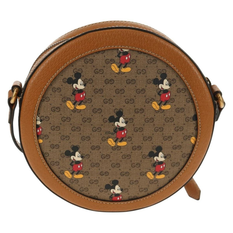 【日本直送】GUCCI Micro GG Supreme Disney 聯名手提包 PVC 米色 603938 正品 146131M-1