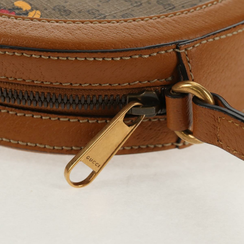 【日本直送】GUCCI Micro GG Supreme Disney 聯名手提包 PVC 米色 603938 正品 146131M-8