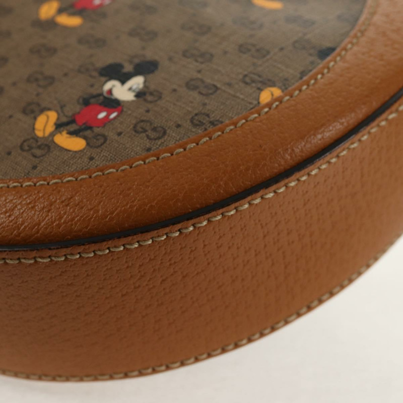 【日本直送】GUCCI Micro GG Supreme Disney 聯名手提包 PVC 米色 603938 正品 146131M-17