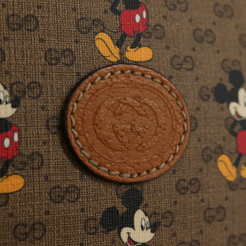 【日本直送】GUCCI Micro GG Supreme Disney 聯名手提包 PVC 米色 603938 正品 146131M-18