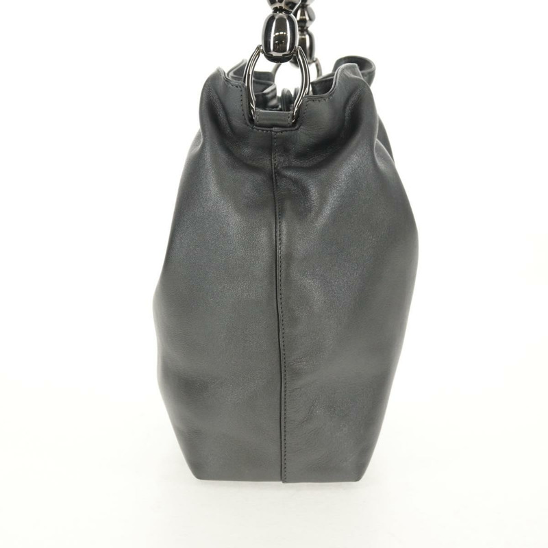 【日本直送】Christian Dior Maris Pearl 手提包 皮革 銀色 正品 sw1587V-3