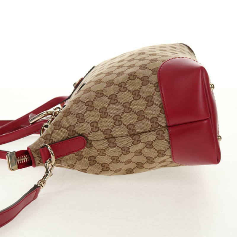 【日本直送】GUCCI GG帆布愛心圖案手提包 2way Beige Red Auth ki5996V-3