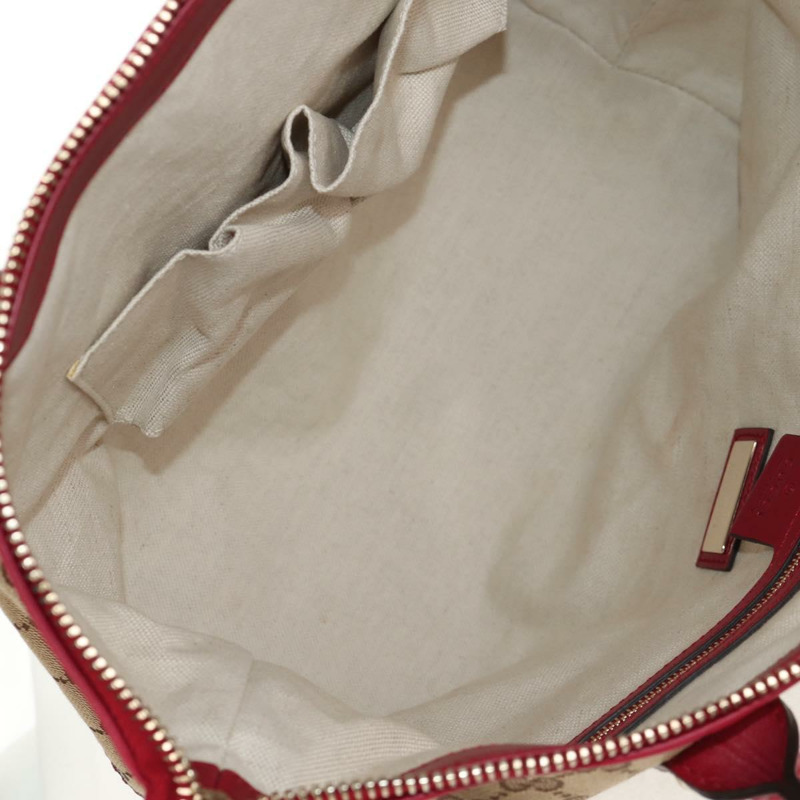 【日本直送】GUCCI GG帆布愛心圖案手提包 2way Beige Red Auth ki5996V-9