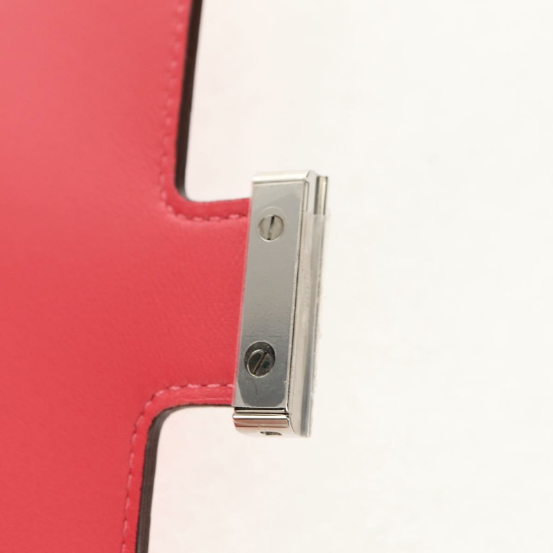 【日本直送】愛馬仕 Constance 長版皮夾，粉紅真皮，正品編號 141188M-8