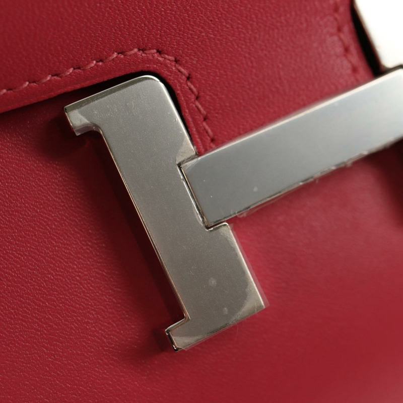 【日本直送】愛馬仕 Constance 長版皮夾，粉紅真皮，正品編號 141188M-18