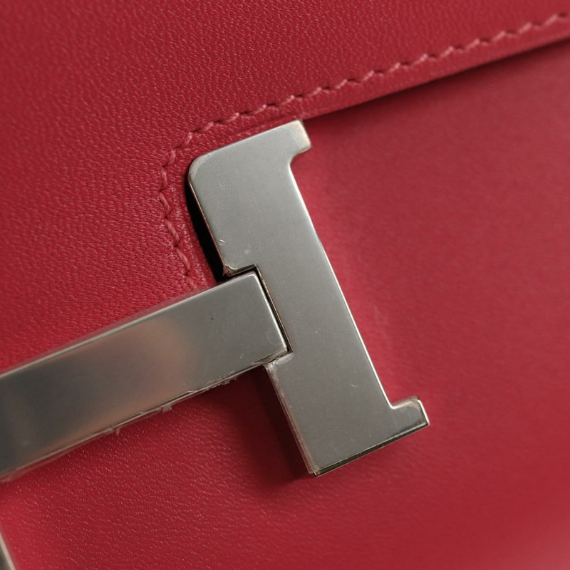 【日本直送】愛馬仕 Constance 長版皮夾，粉紅真皮，正品編號 141188M-19