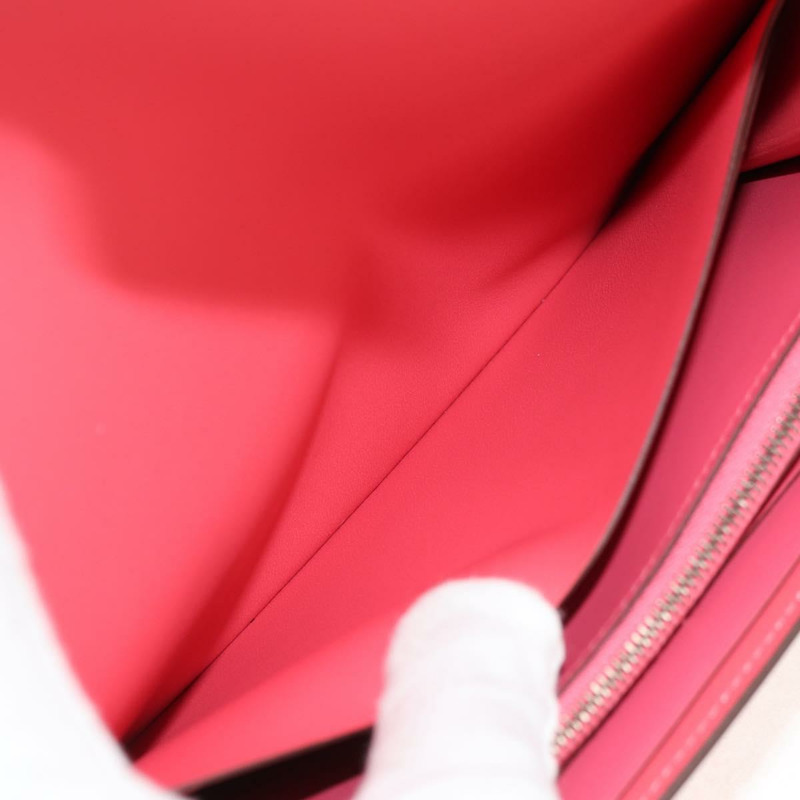 【日本直送】愛馬仕 Constance 長版皮夾，粉紅真皮，正品編號 141188M-21