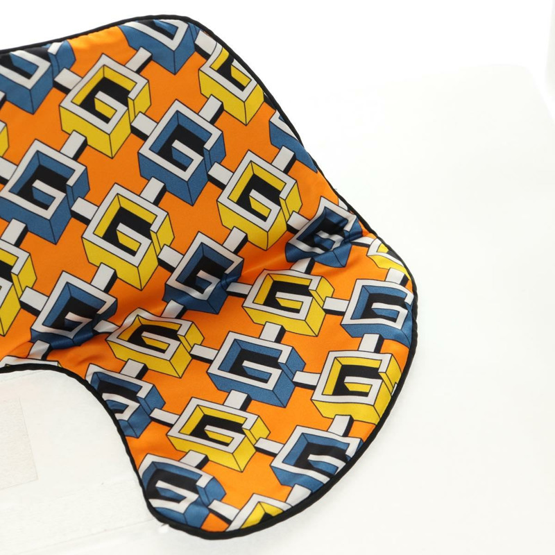 【日本直送】GUCCI 旅行套裝 旅行箱 絲綢 橘色 藍色 正品 141722M-4