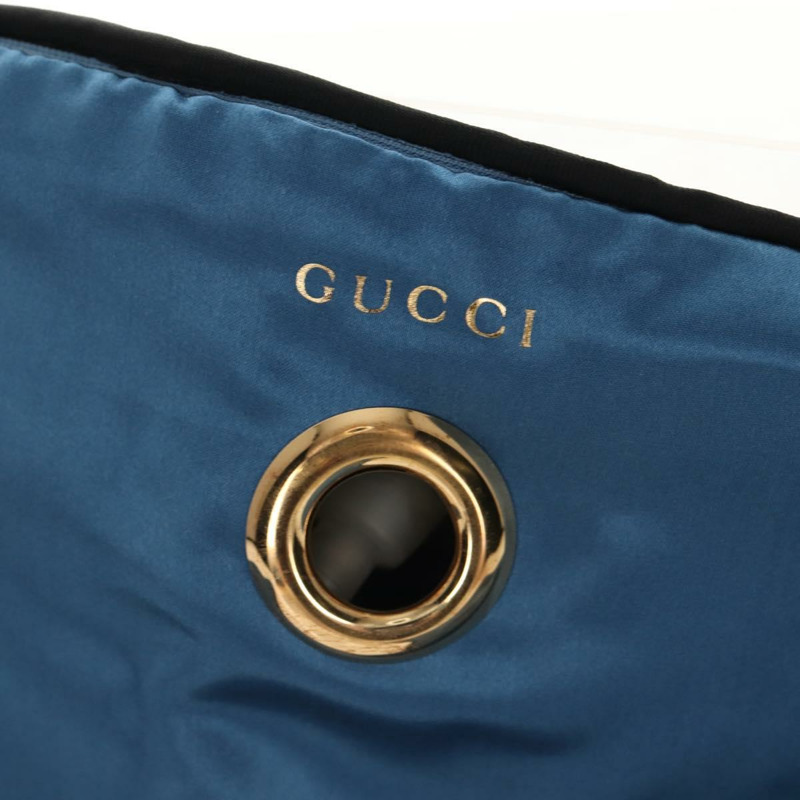【日本直送】GUCCI 旅行套裝 旅行箱 絲綢 橘色 藍色 正品 141722M-9