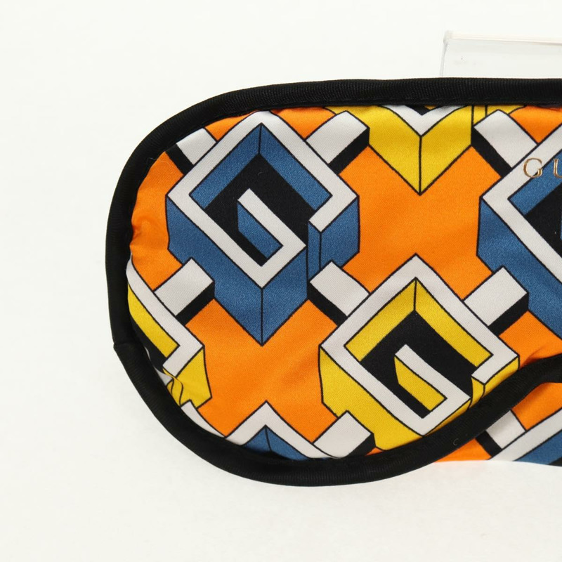 【日本直送】GUCCI 旅行套裝 旅行箱 絲綢 橘色 藍色 正品 141722M-23