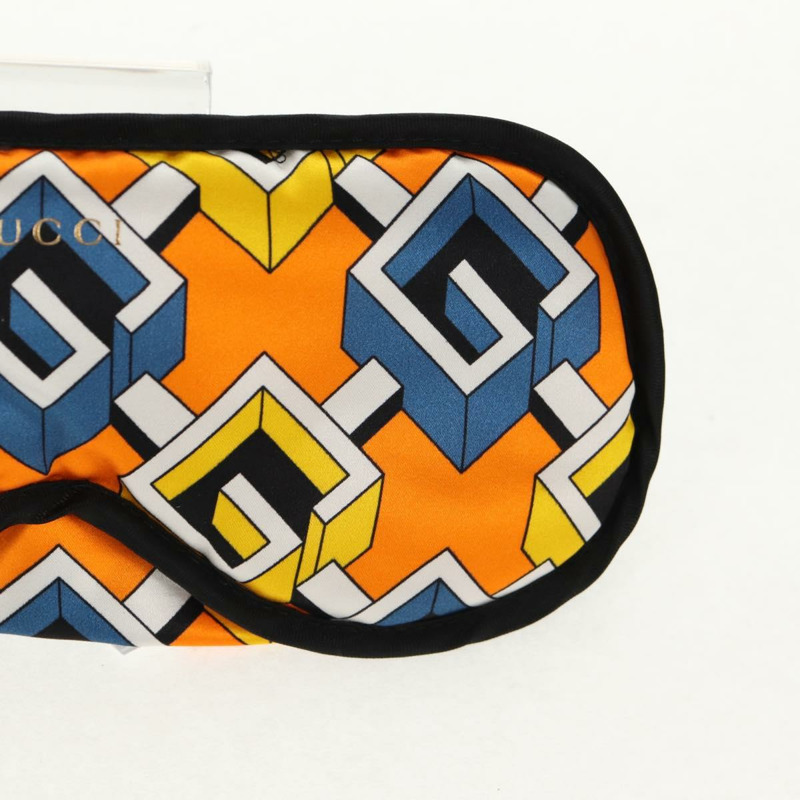 【日本直送】GUCCI 旅行套裝 旅行箱 絲綢 橘色 藍色 正品 141722M-24