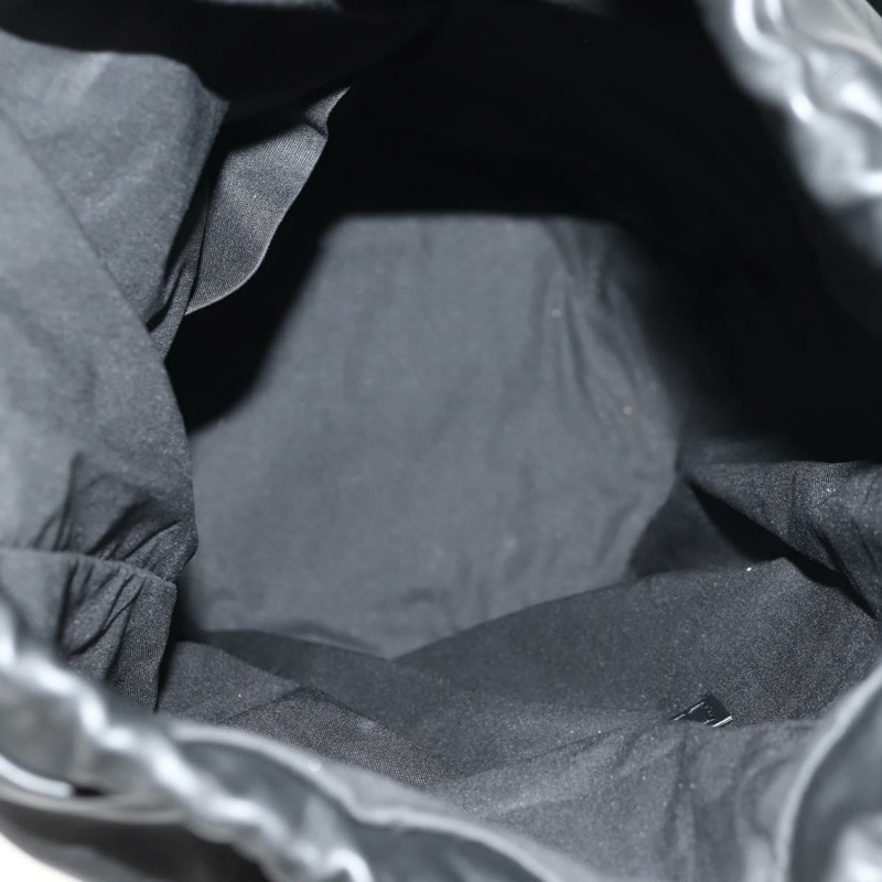 【日本直送】BOTTEGA VENETA 水桶單肩包，黑色打孔皮革，正品 BA6816M-9