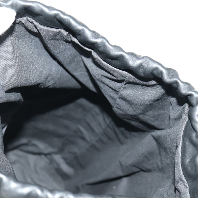 【日本直送】BOTTEGA VENETA 水桶單肩包，黑色打孔皮革，正品 BA6816M-22