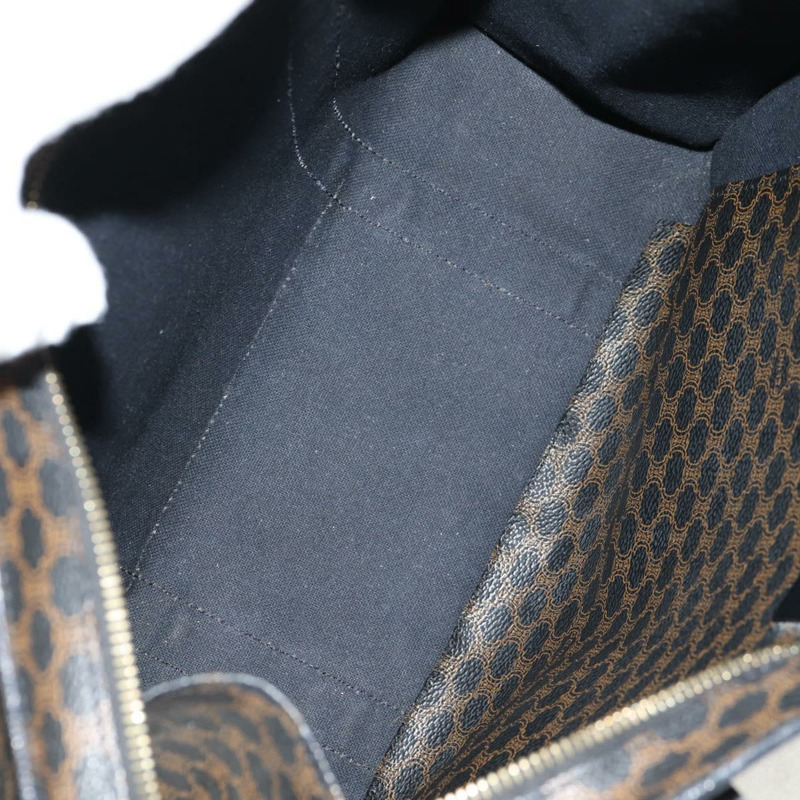 【日本直送】CELINE Macadam帆布肩背包 PVC皮革 黑色 金色 正品 146772V-9