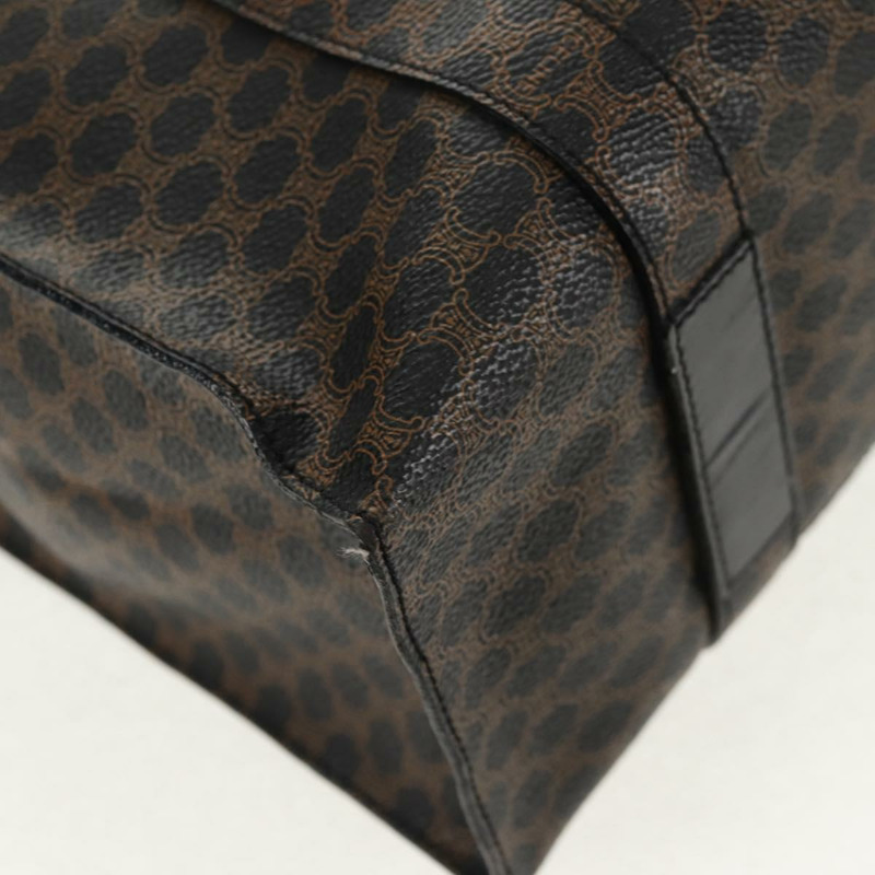 【日本直送】CELINE Macadam帆布肩背包 PVC皮革 黑色 金色 正品 146772V-15