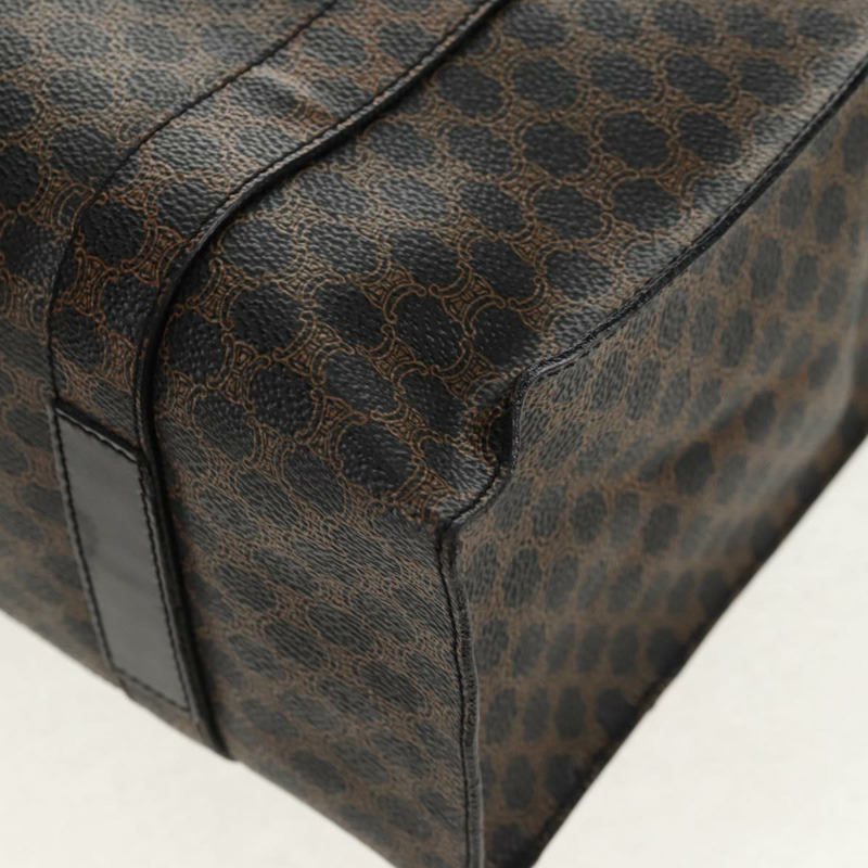 【日本直送】CELINE Macadam帆布肩背包 PVC皮革 黑色 金色 正品 146772V-16