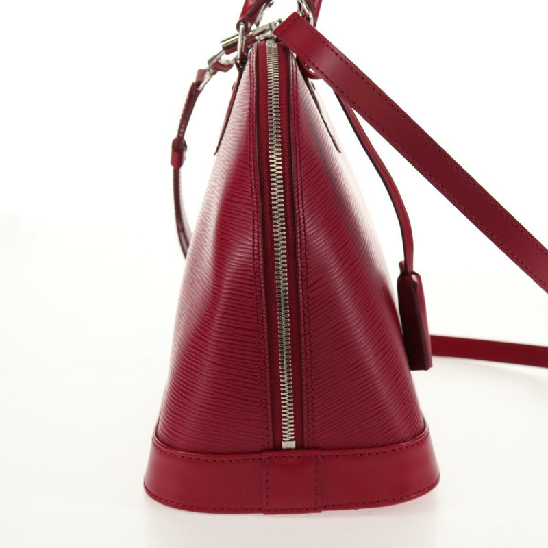 【日本直送】路易威登 Epi Alma PM 手提包，玫紅色，M40490，LV 正品，編號 146653V-3