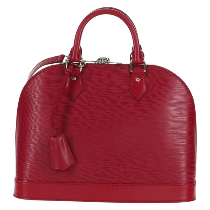 【日本直送】路易威登 Epi Alma PM 手提包，玫紅色，M40490，LV 正品，編號 146653V-12