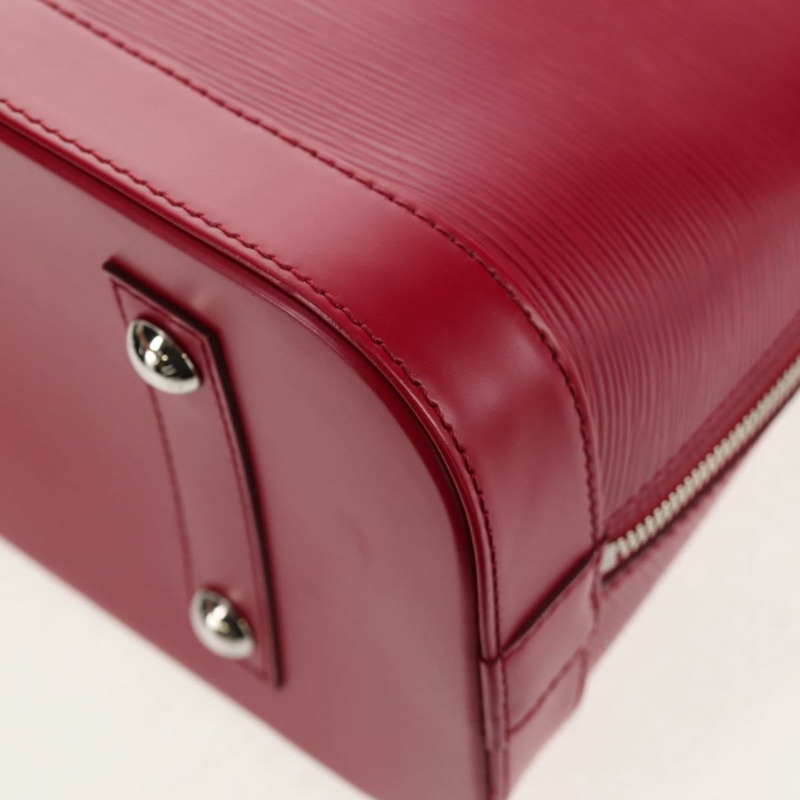 【日本直送】路易威登 Epi Alma PM 手提包，玫紅色，M40490，LV 正品，編號 146653V-18