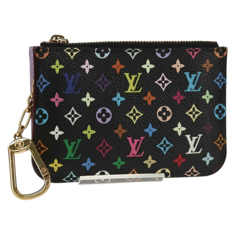 【日本直送】路易威登 Multicolor Pochette Cles NM 零錢包 黑色 M60279 正品 146522V-0