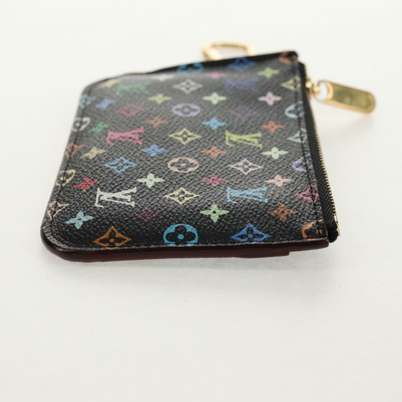 【日本直送】路易威登 Multicolor Pochette Cles NM 零錢包 黑色 M60279 正品 146522V-3