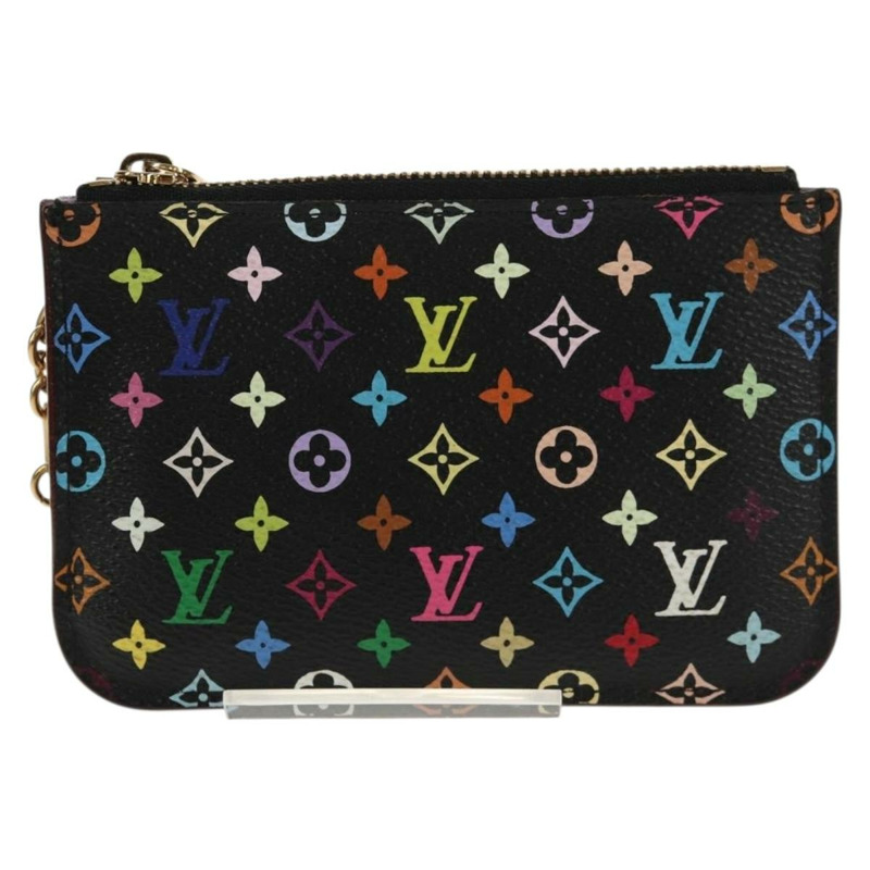 【日本直送】路易威登 Multicolor Pochette Cles NM 零錢包 黑色 M60279 正品 146522V-12