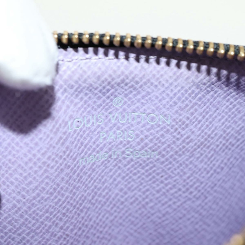 【日本直送】路易威登 Multicolor Pochette Cles NM 零錢包 黑色 M60279 正品 146522V-16