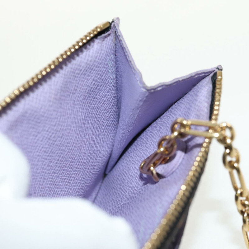 【日本直送】路易威登 Multicolor Pochette Cles NM 零錢包 黑色 M60279 正品 146522V-19