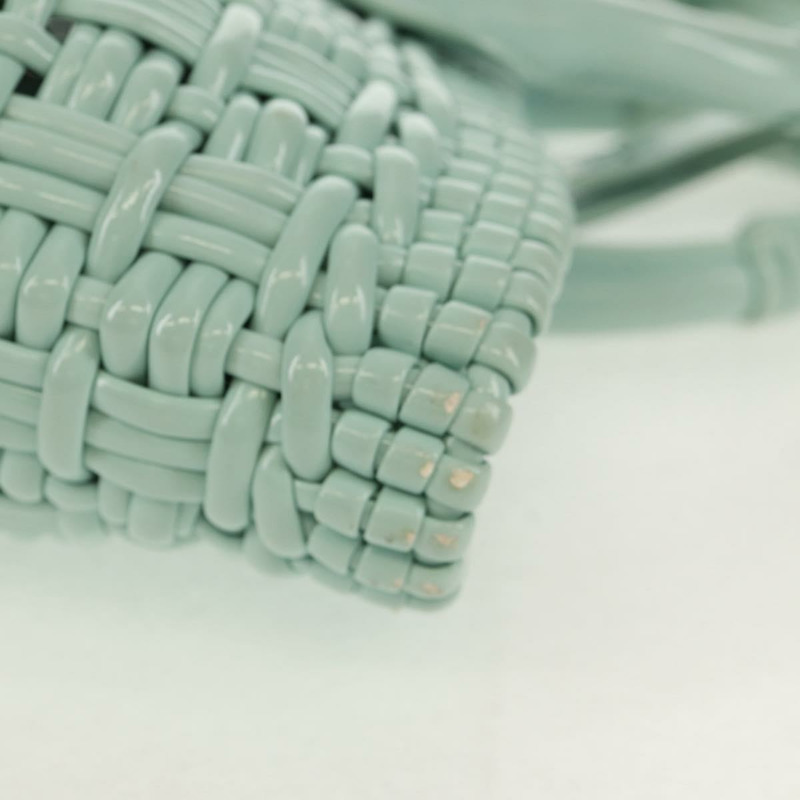 【日本直送】BALENCIAGA Bistro XS 手提包，橡膠材質，兩用，青檸綠/銀色，貨號 671342，正品號 147970V-5