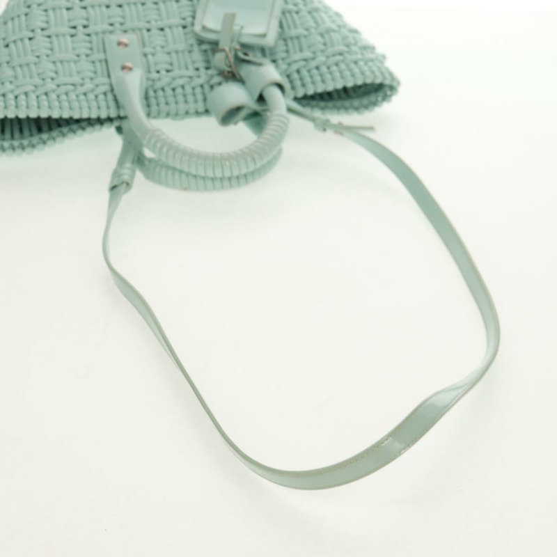 【日本直送】BALENCIAGA Bistro XS 手提包，橡膠材質，兩用，青檸綠/銀色，貨號 671342，正品號 147970V-9