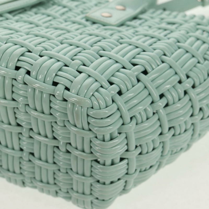 【日本直送】BALENCIAGA Bistro XS 手提包，橡膠材質，兩用，青檸綠/銀色，貨號 671342，正品號 147970V-18